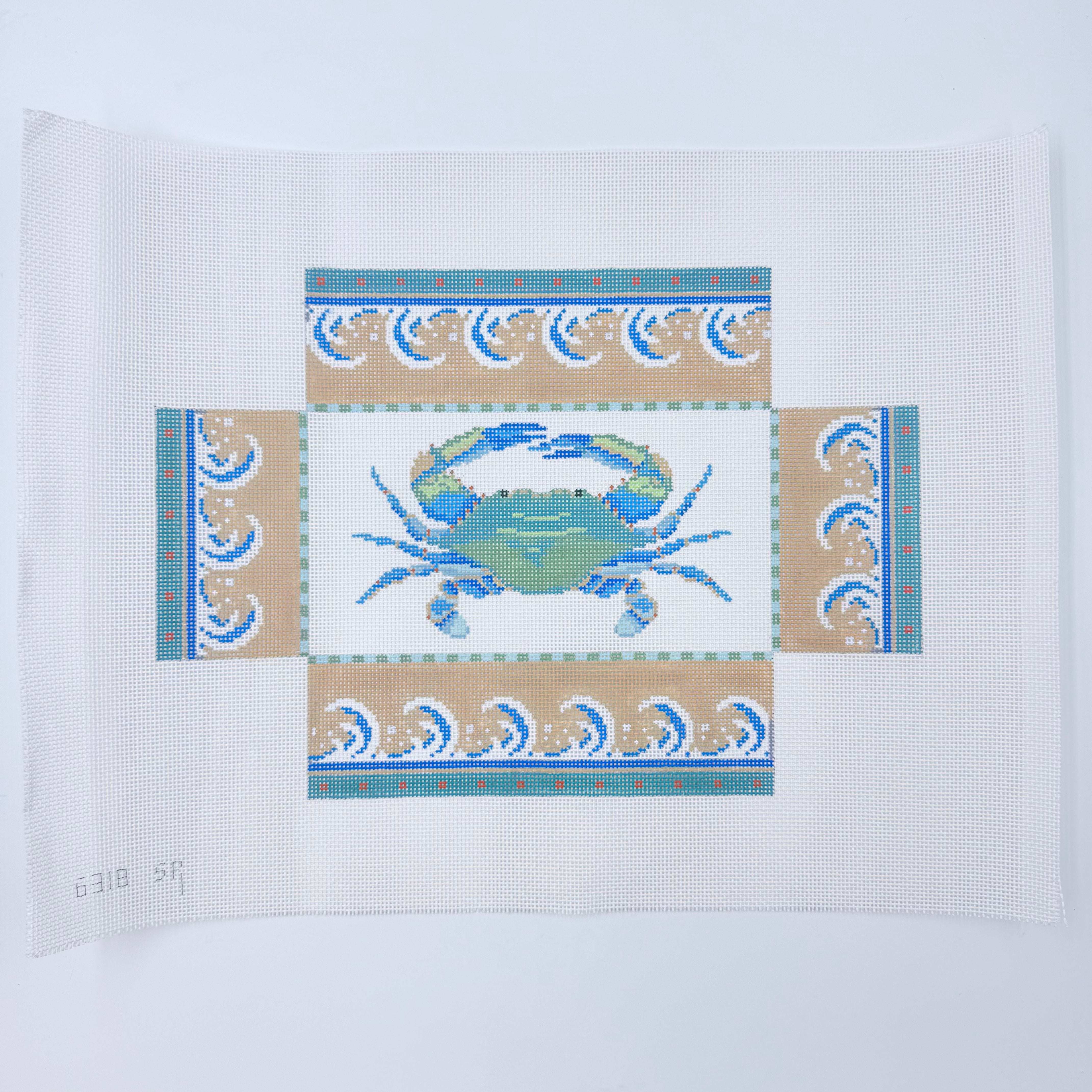 Maryland Crab Brick Cover - KC Needlepoint