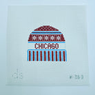 Chicago Hat Needlepoint Canvas - KC Needlepoint