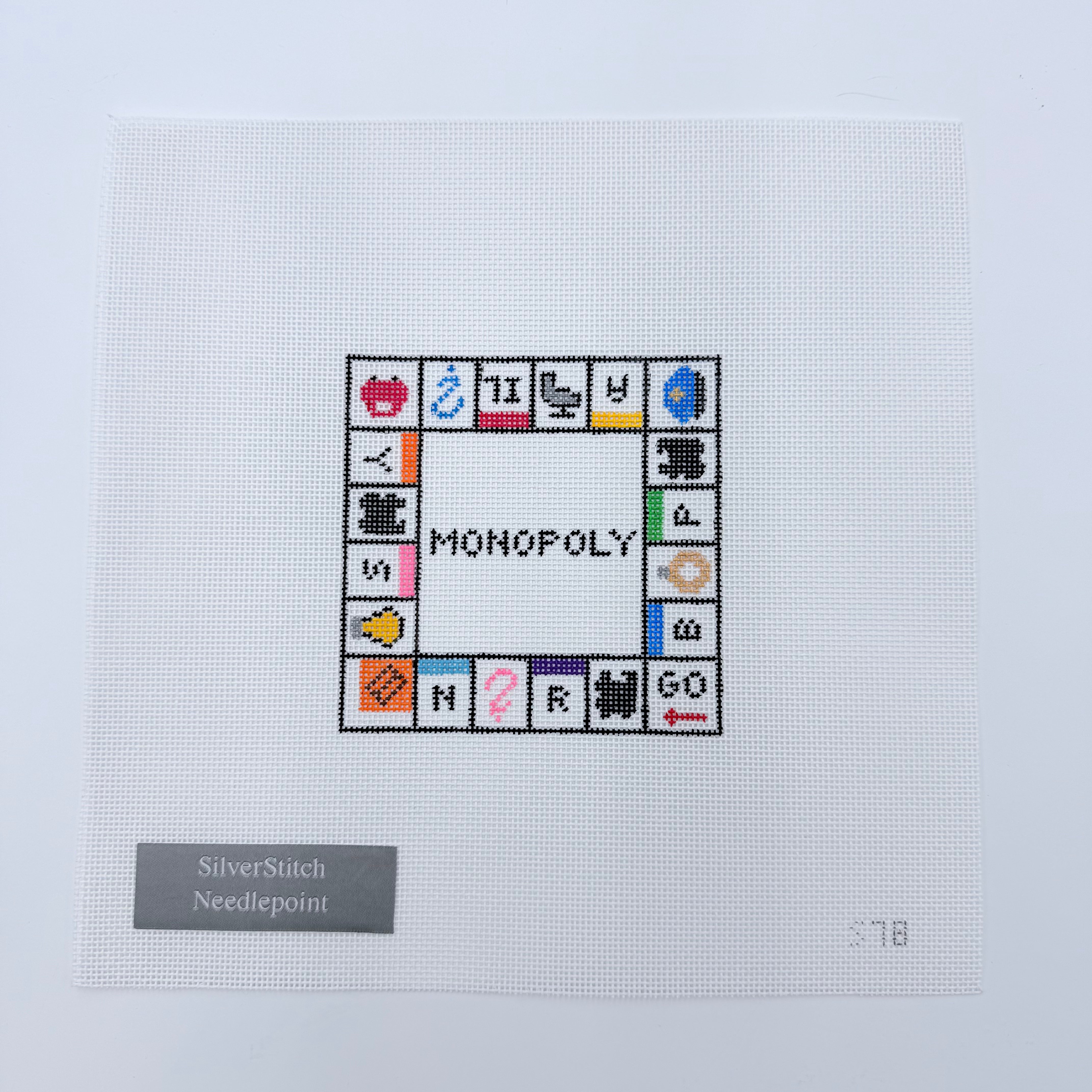 Mini Monopoly Canvas – KC Needlepoint