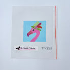 Flamingo with Hat Canvas - KC Needlepoint