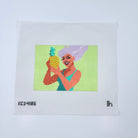 Woman with Pineapple - KC Needlepoint