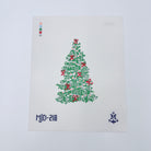 Tinsel Christmas Tree Canvas - KC Needlepoint
