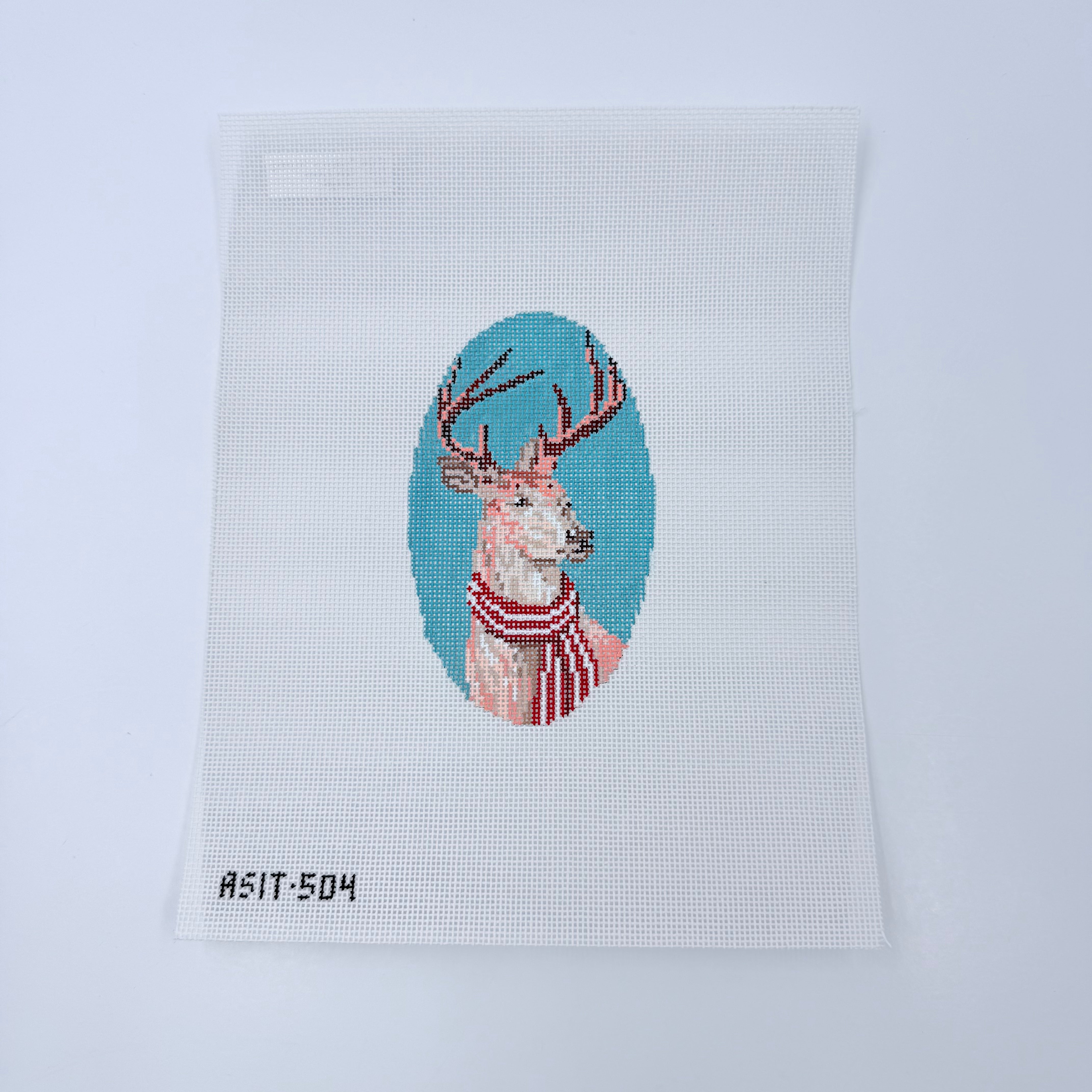 Deer Needlepoint Canvas - KC Needlepoint