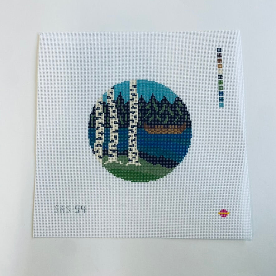 Peaceful Paddle Canvas - KC Needlepoint