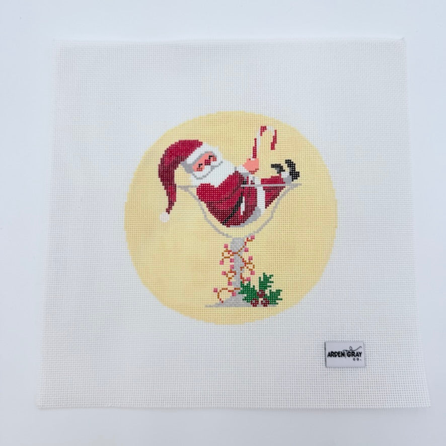 San-Tini Round Canvas - KC Needlepoint