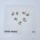 Rosebud Heart Canvas - KC Needlepoint