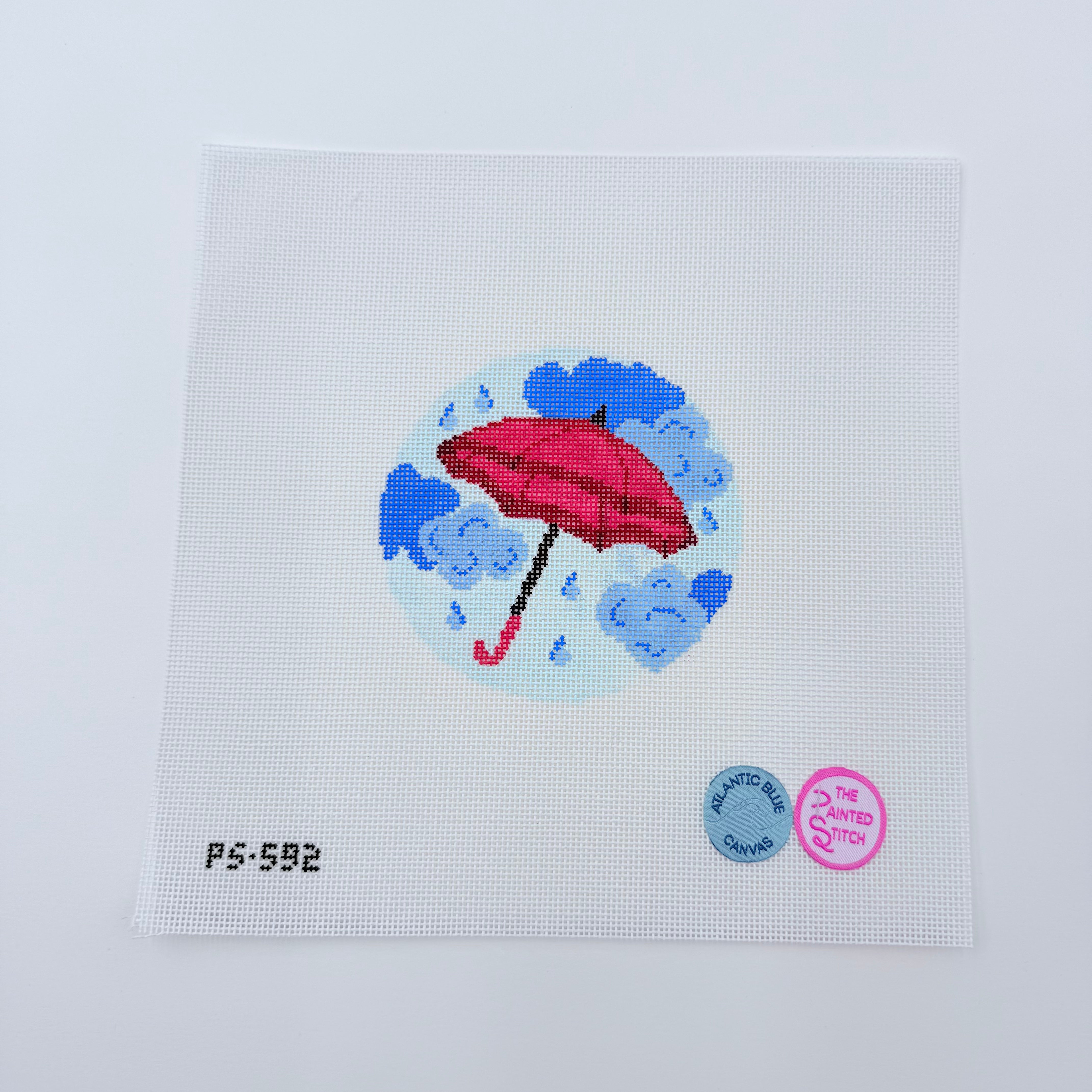 Rain Rain Go Away Canvas - KC Needlepoint