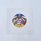 Nativity Round Canvas - KC Needlepoint