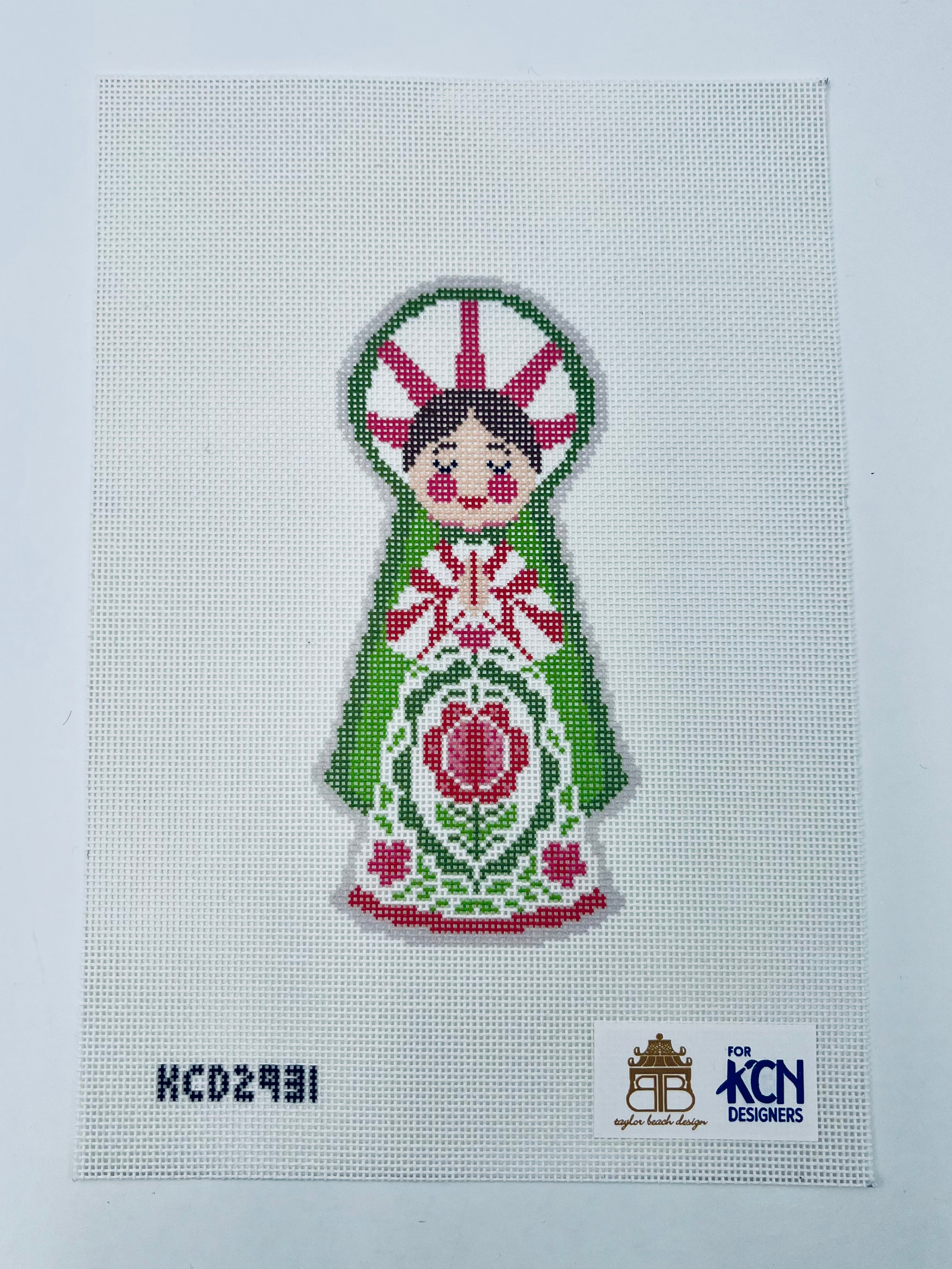 Mary Needlepoint Canvas - KC Needlepoint