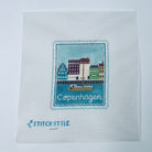 Copenhagen Nyhaven Stamp Needlepoint Canvas - KC Needlepoint