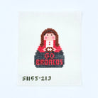 Broncos Angel Canvas - KC Needlepoint