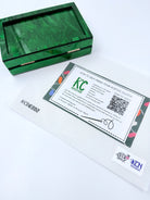 Colorful Self Finishing Acrylic Box Clutch - KC Needlepoint