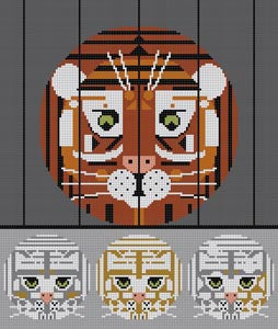 Copy Cats Canvas - KC Needlepoint