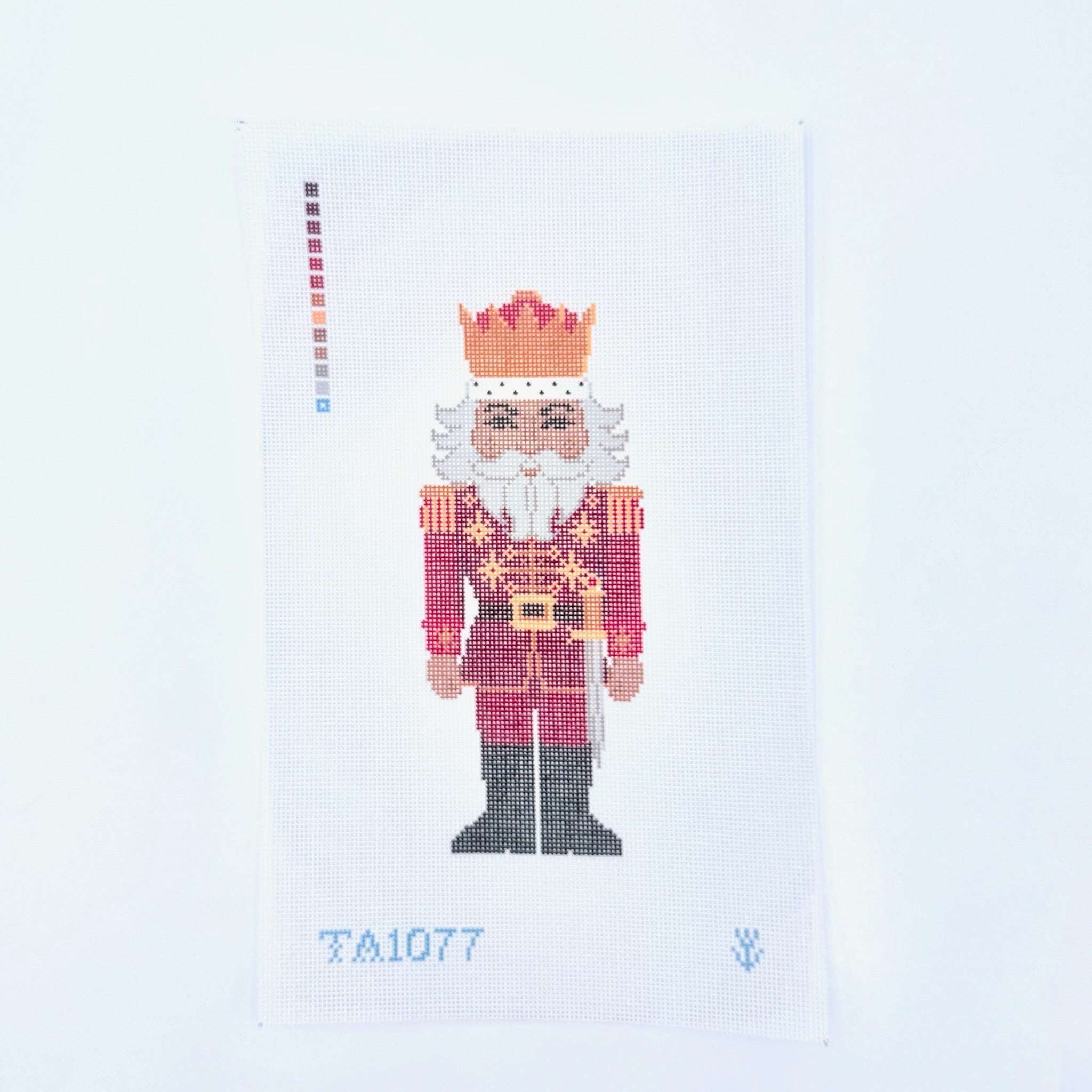 Red Nutcracker Canvas - KC Needlepoint