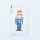 Blue Nutcracker Canvas - KC Needlepoint