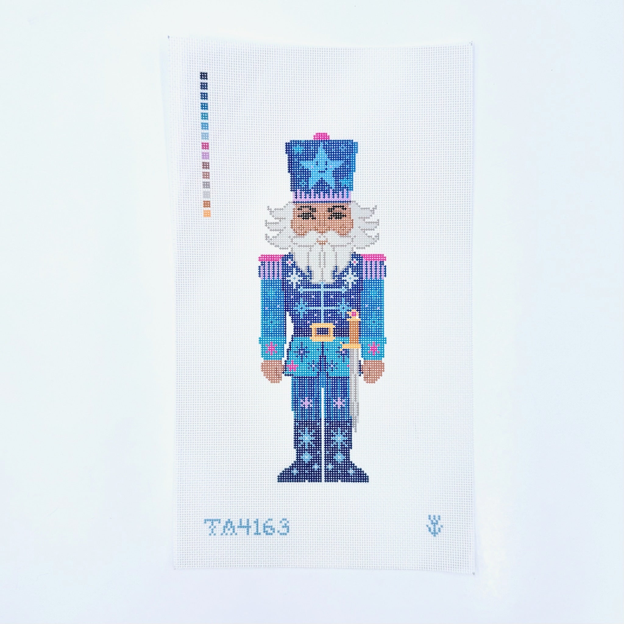 Star Nutcracker Stand Up Canvas - KC Needlepoint