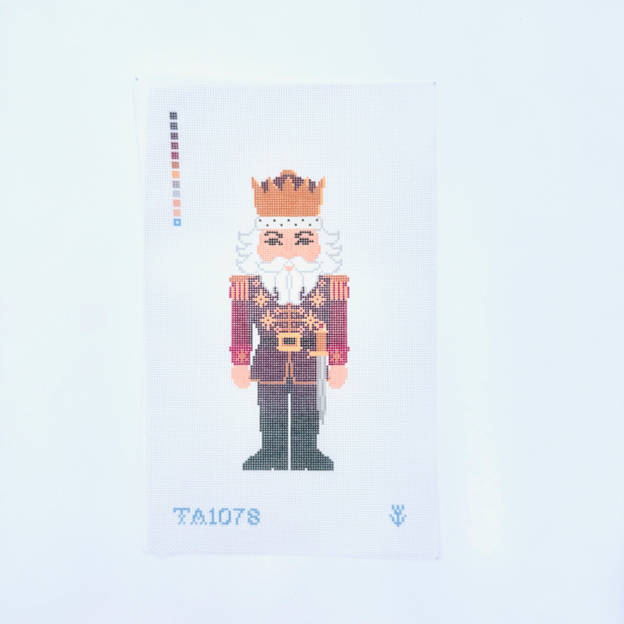 Bordeaux Nutcracker Canvas - KC Needlepoint