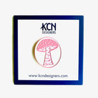 Pink Mushroom Needle Minder - KC Needlepoint