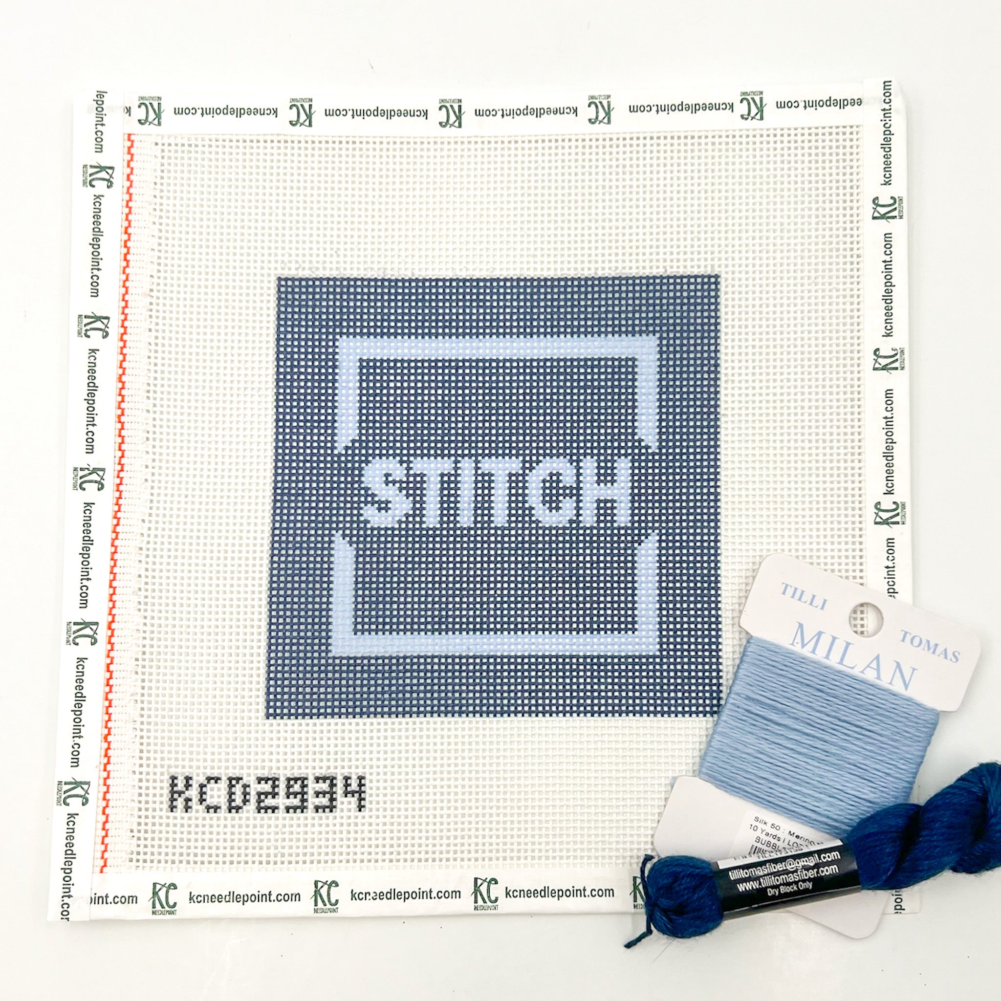 Stitch Square KIt - KC Needlepoint
