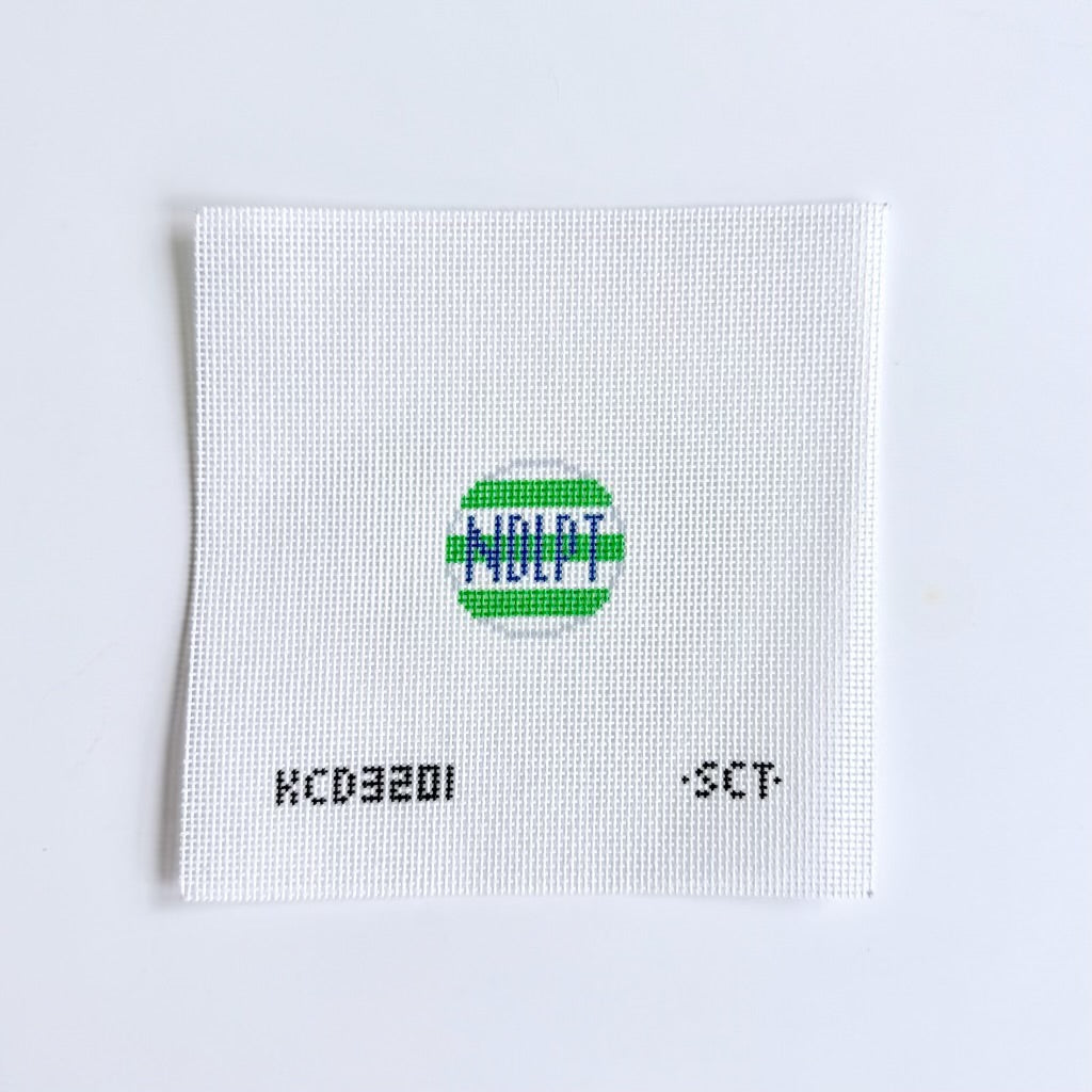 NDLPT Stripe Key Fob Insert Canvas - KC Needlepoint