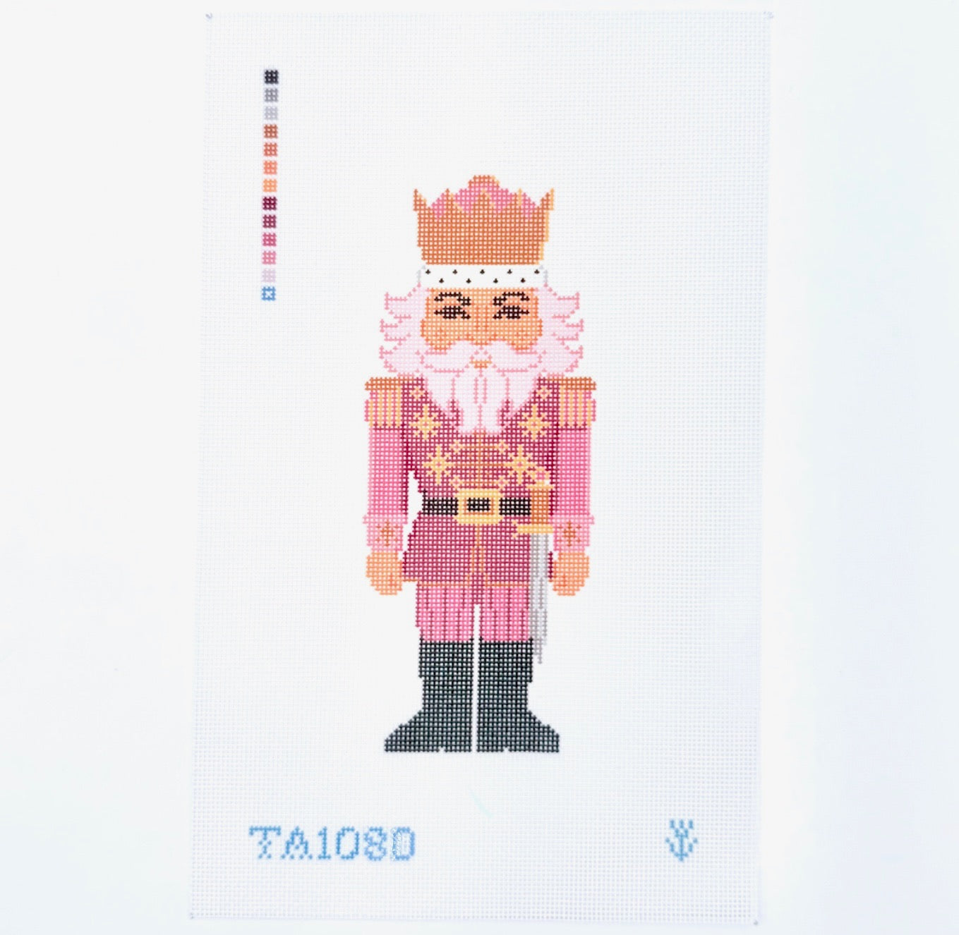 Pink Nutcracker Canvas - KC Needlepoint