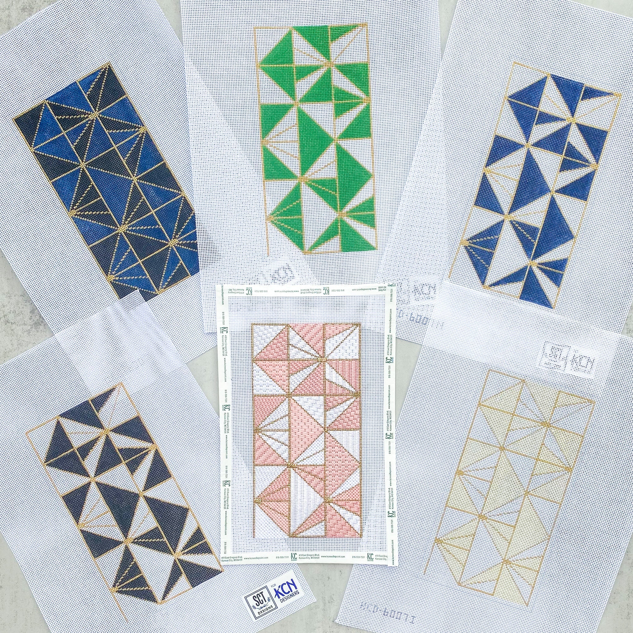 The Leslie Eyeglass Case Kit - KC Needlepoint