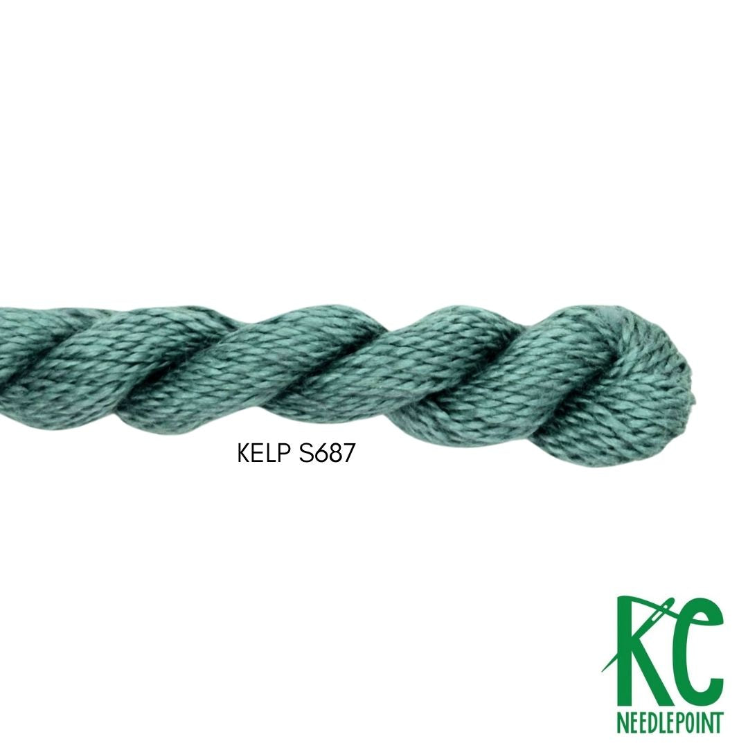 Essentials Skein S687 Kelp - KC Needlepoint