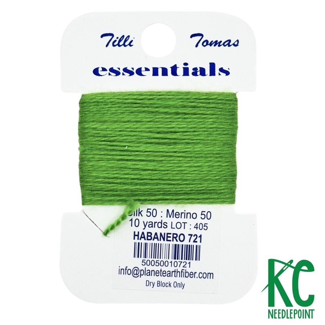 Essentials Card 721 Habanero - KC Needlepoint