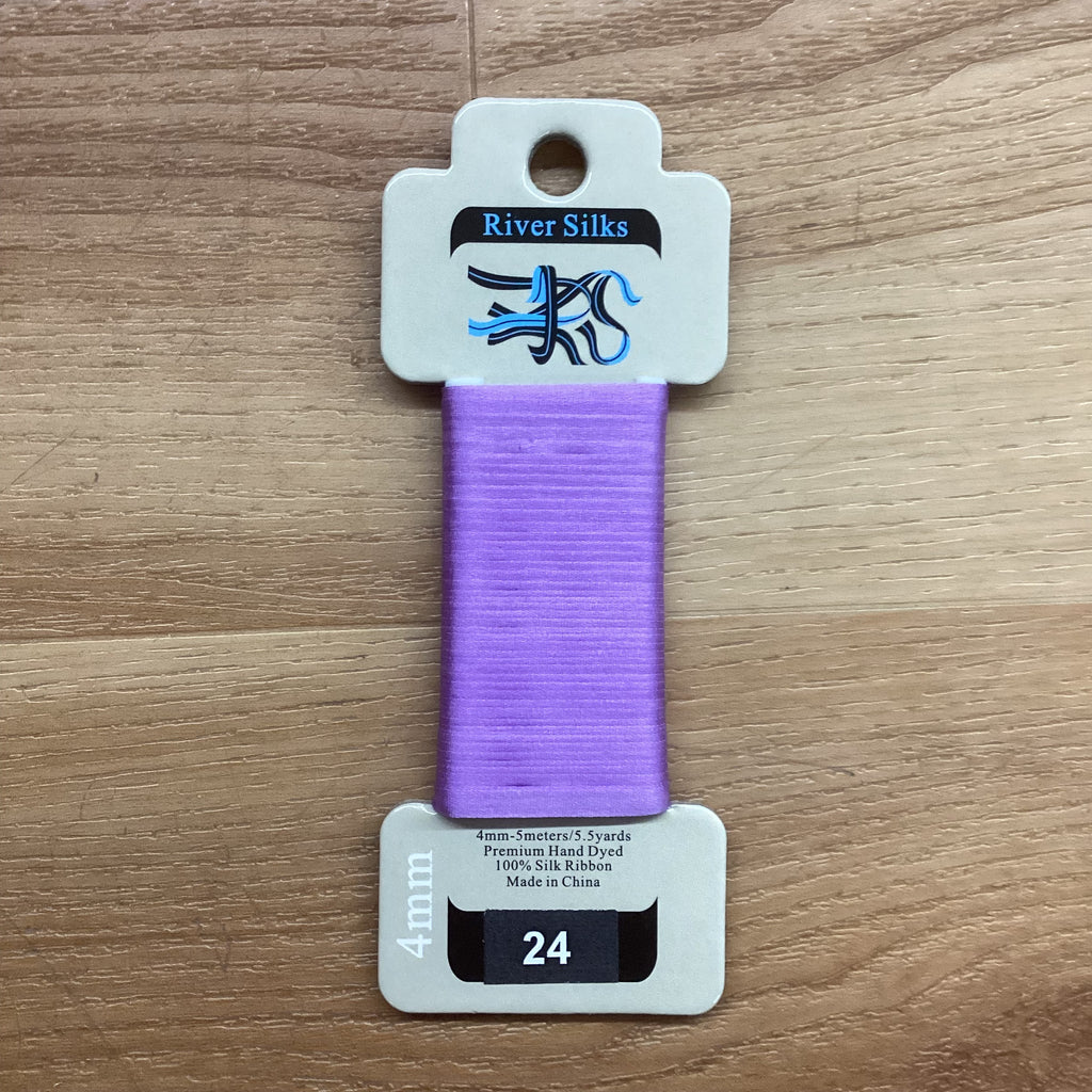 Silk Ribbon 4mm 024 Paisley Purple - KC Needlepoint