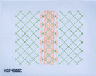 Trellis Clutch Canvas - KC Needlepoint