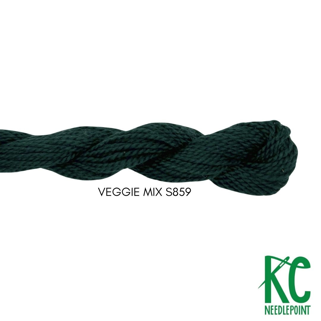 Essentials Skein S859 Veggie Mix - KC Needlepoint