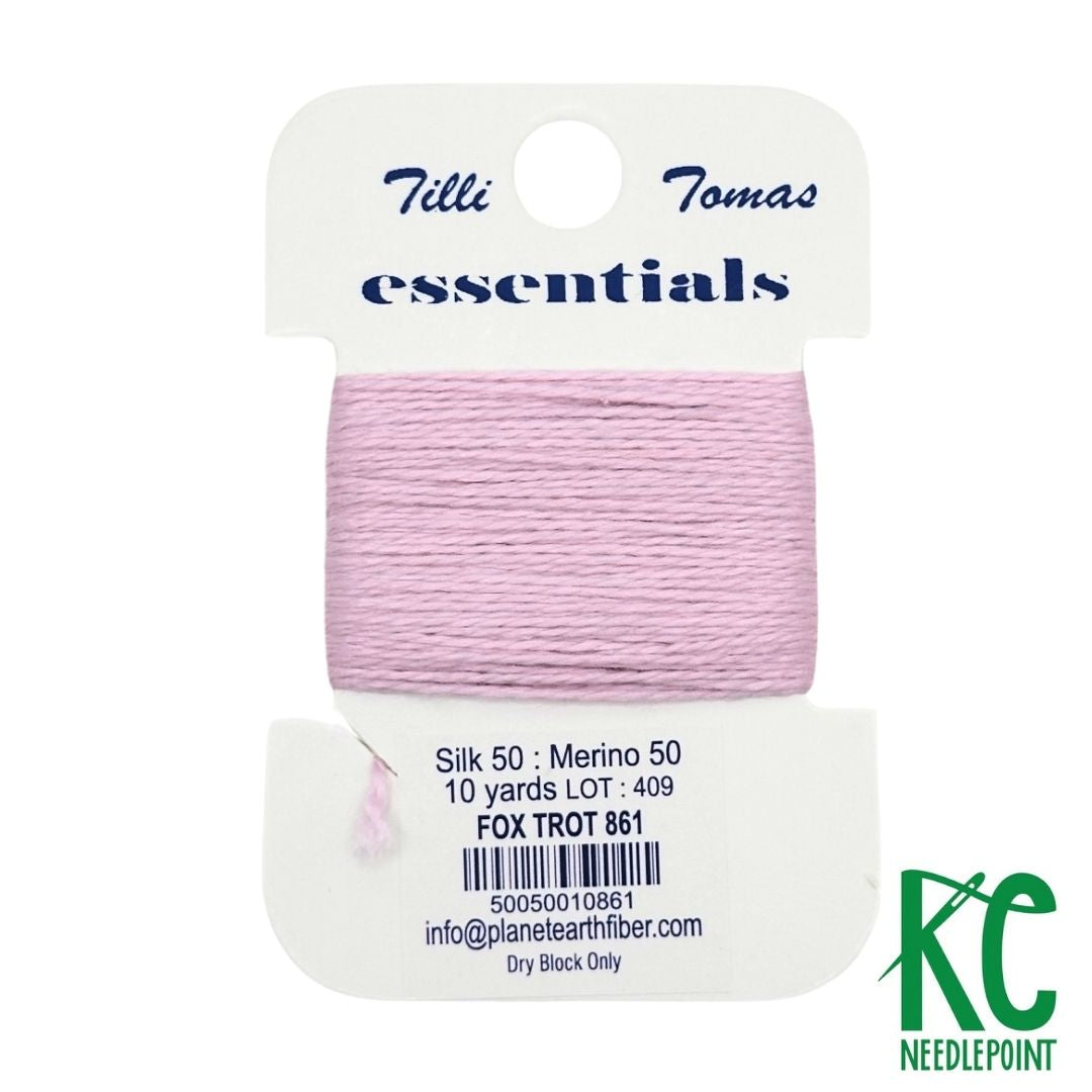 Essentials Card 861 Fox Trot - KC Needlepoint