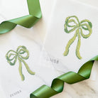 Green Bow Canvas - KC Needlepoint