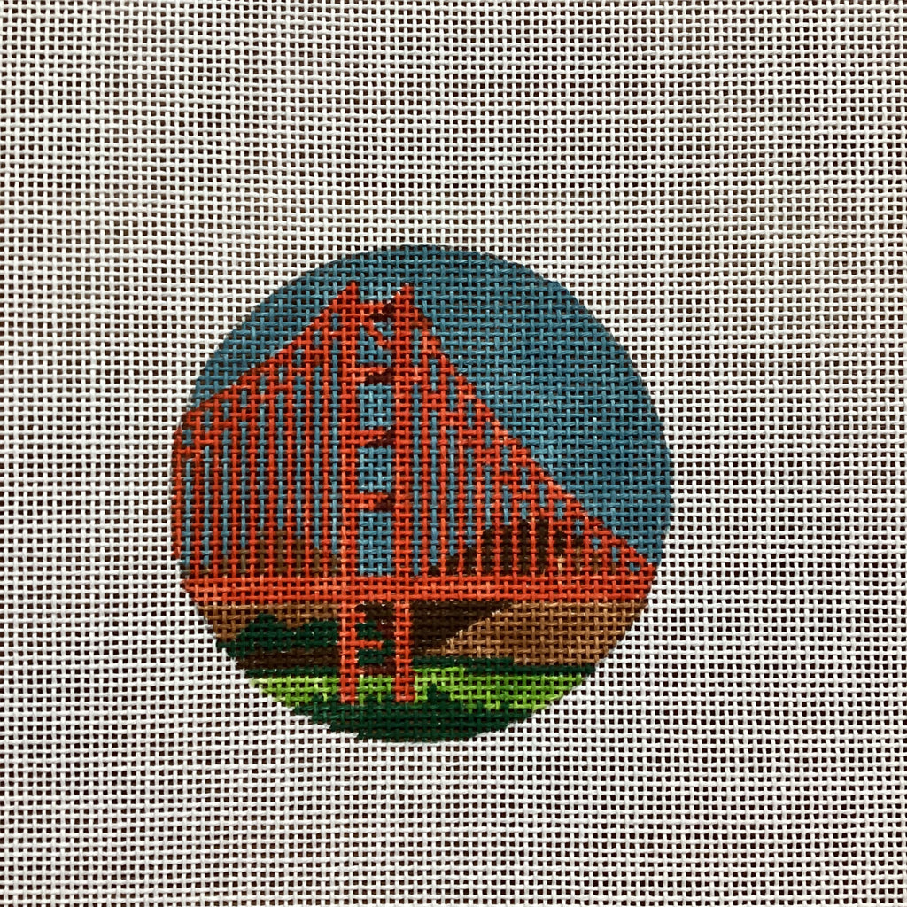 Golden Gate Bridge Needlepoint Canvas - KC Needlepoint