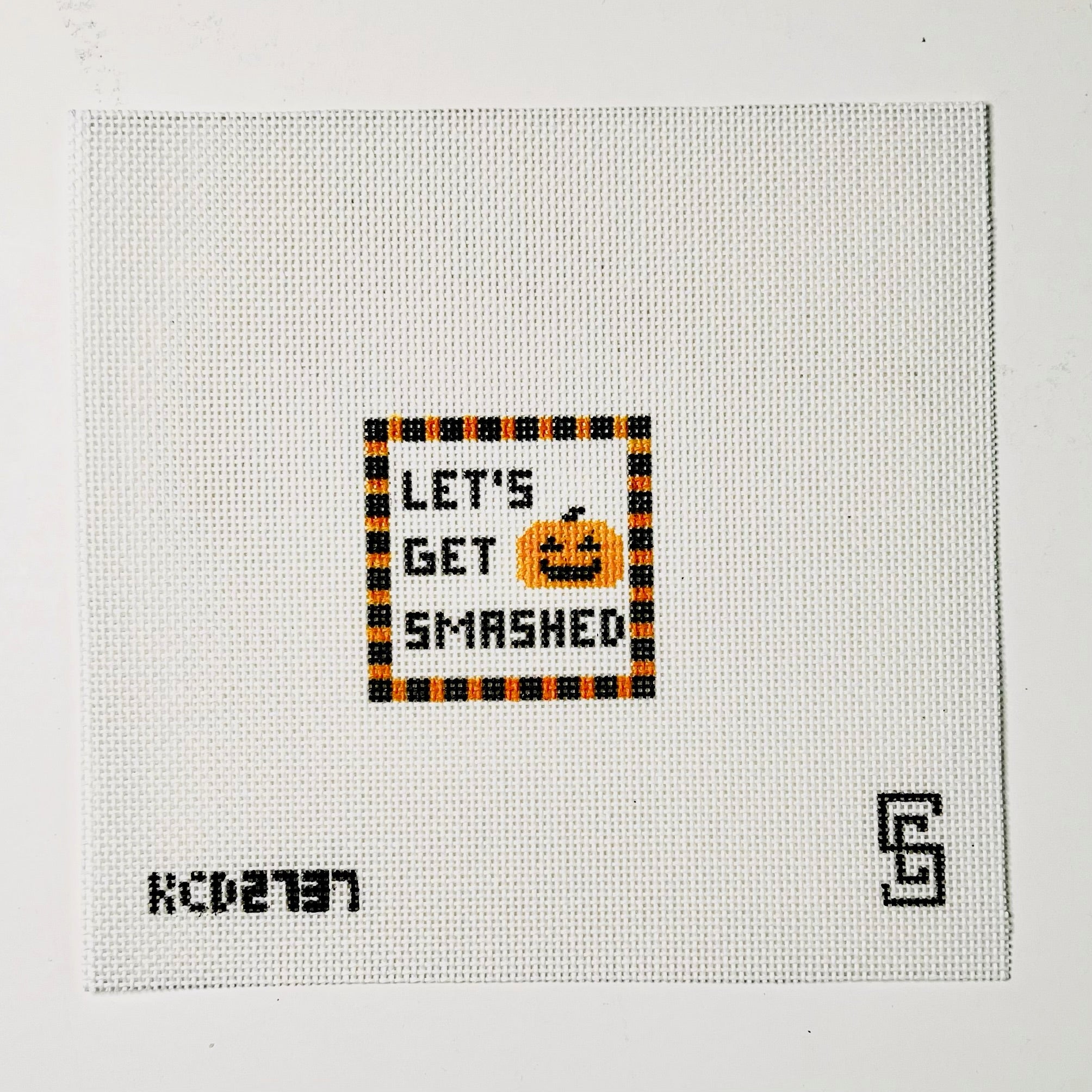Let's Get Smashed Canvas - KC Needlepoint