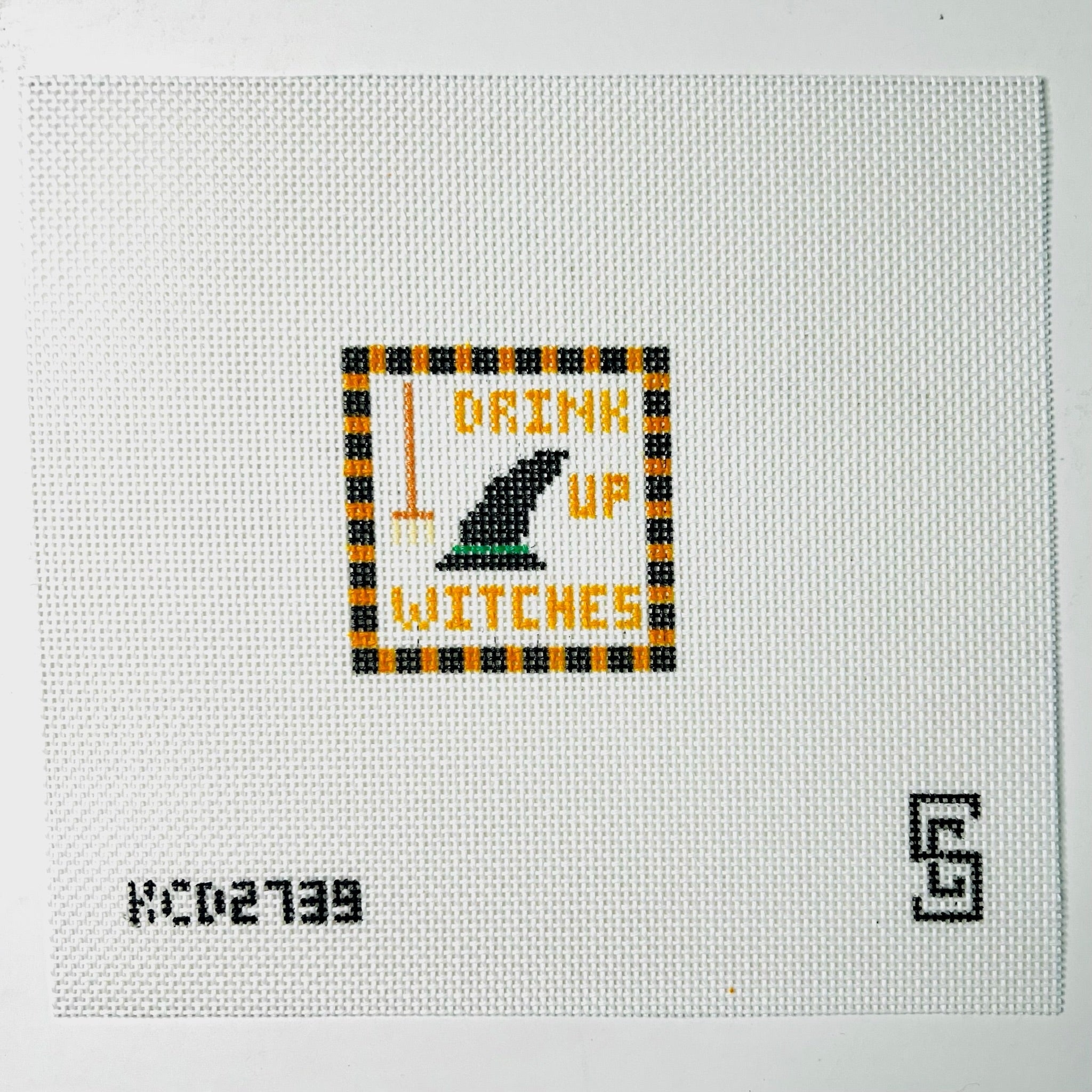 Drink Up Witches Canvas - KC Needlepoint