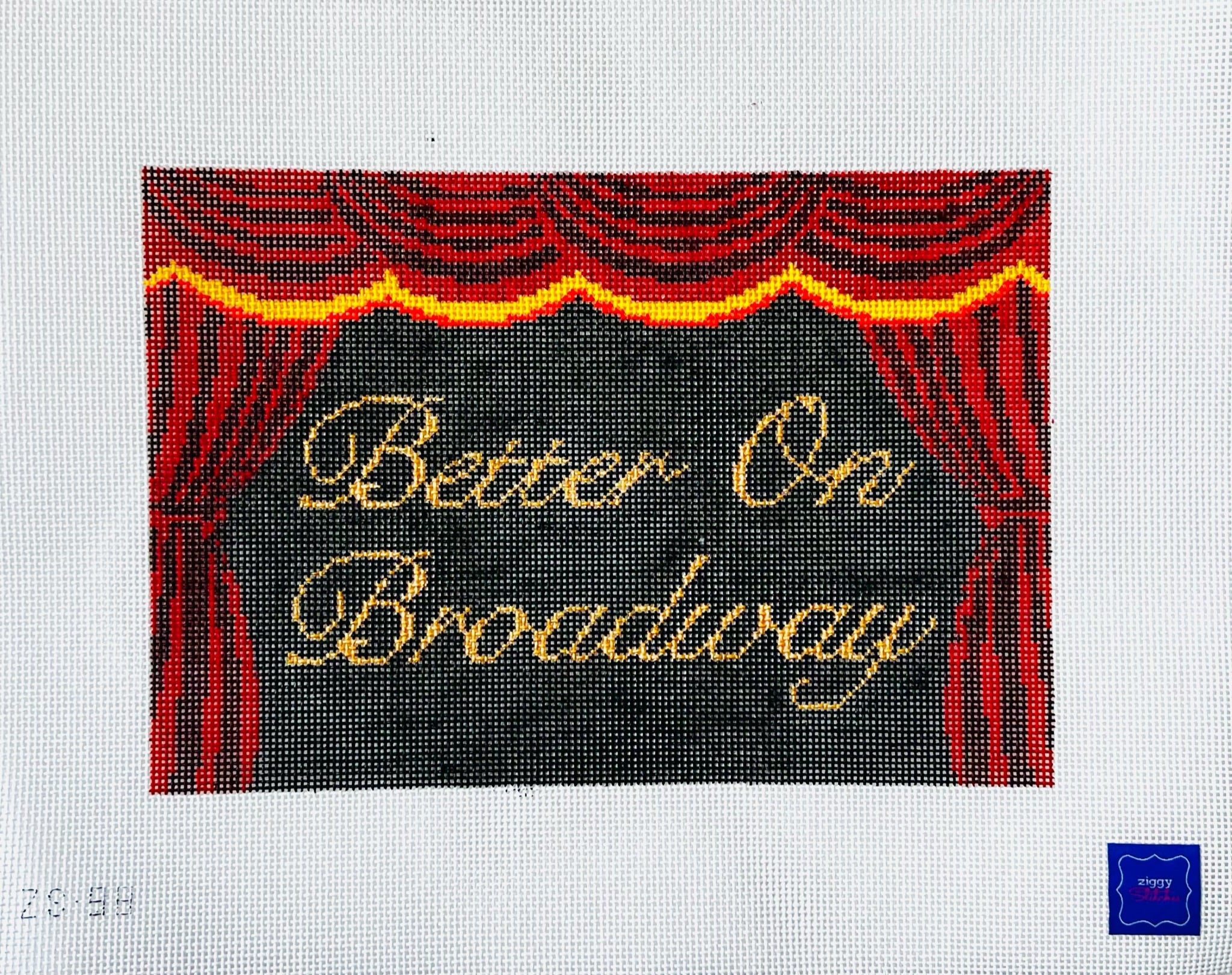 Better on Broadway Canvas - KC Needlepoint