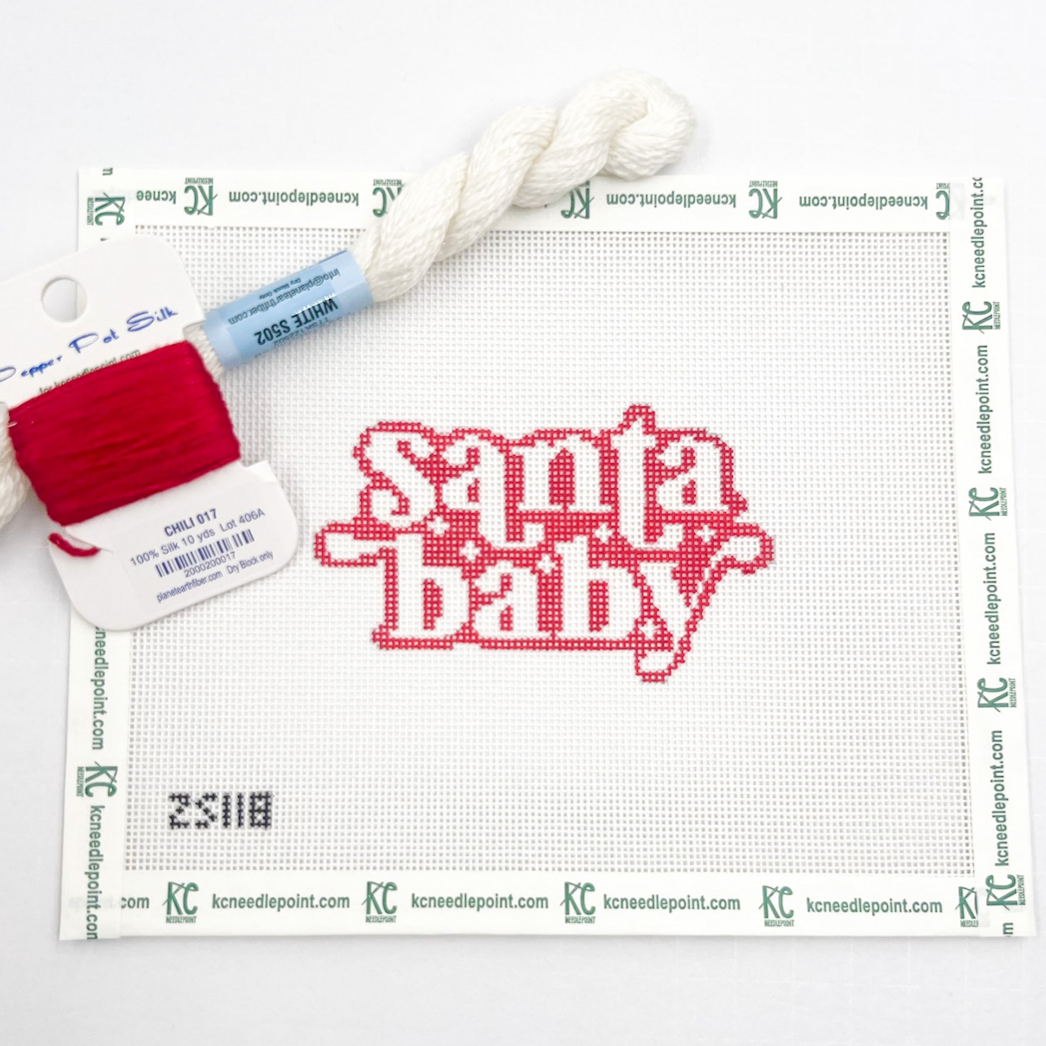 Santa Baby Kit - KC Needlepoint