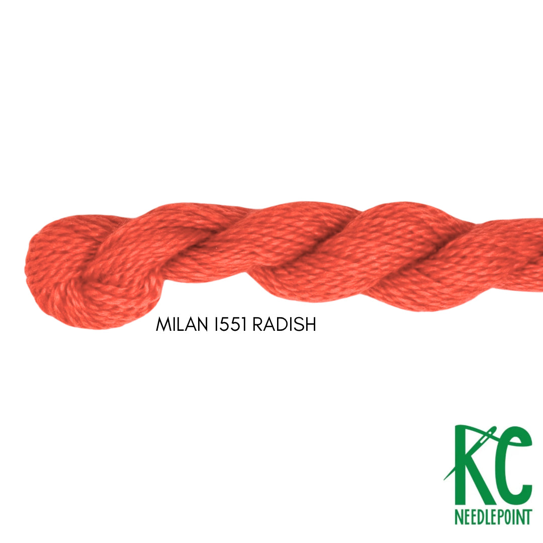 Milan Skein 1551 Radish - KC Needlepoint