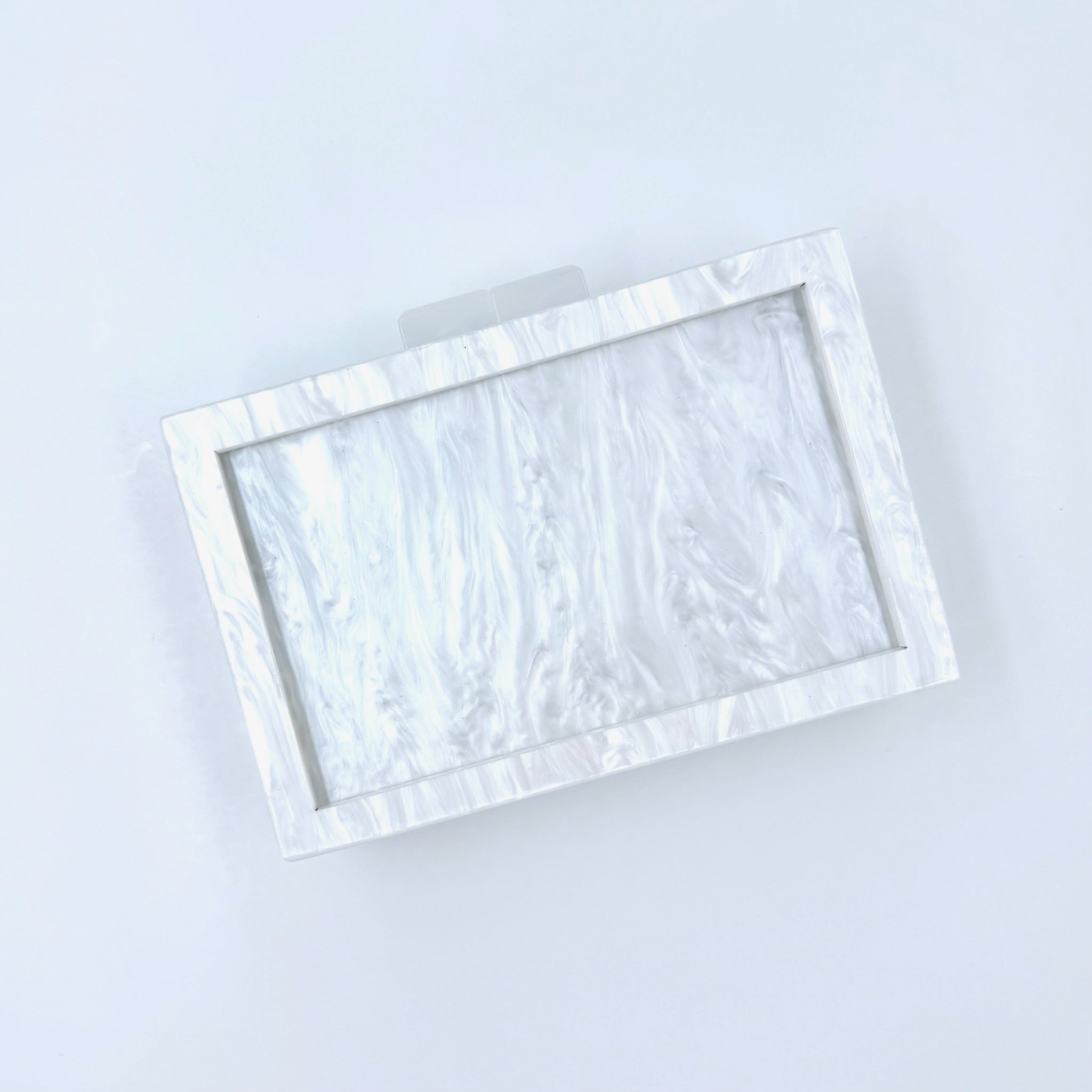 Colorful Self Finishing Acrylic Box Clutch - KC Needlepoint