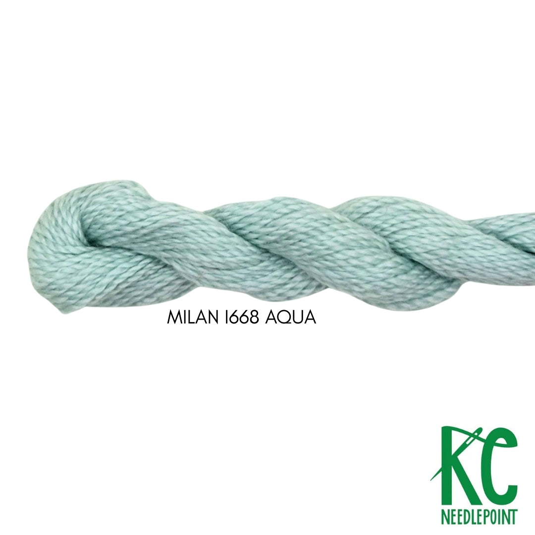 Milan Skein 1668 Aqua - KC Needlepoint