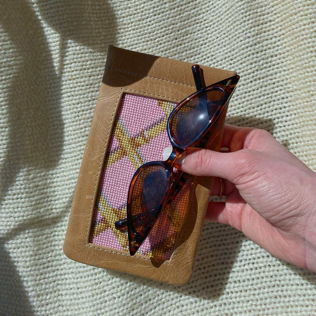 Bamboo Eyeglass Case Kit - KC Needlepoint