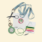 Tropical Serenity Bag Tag/Key Fob Kit - KC Needlepoint