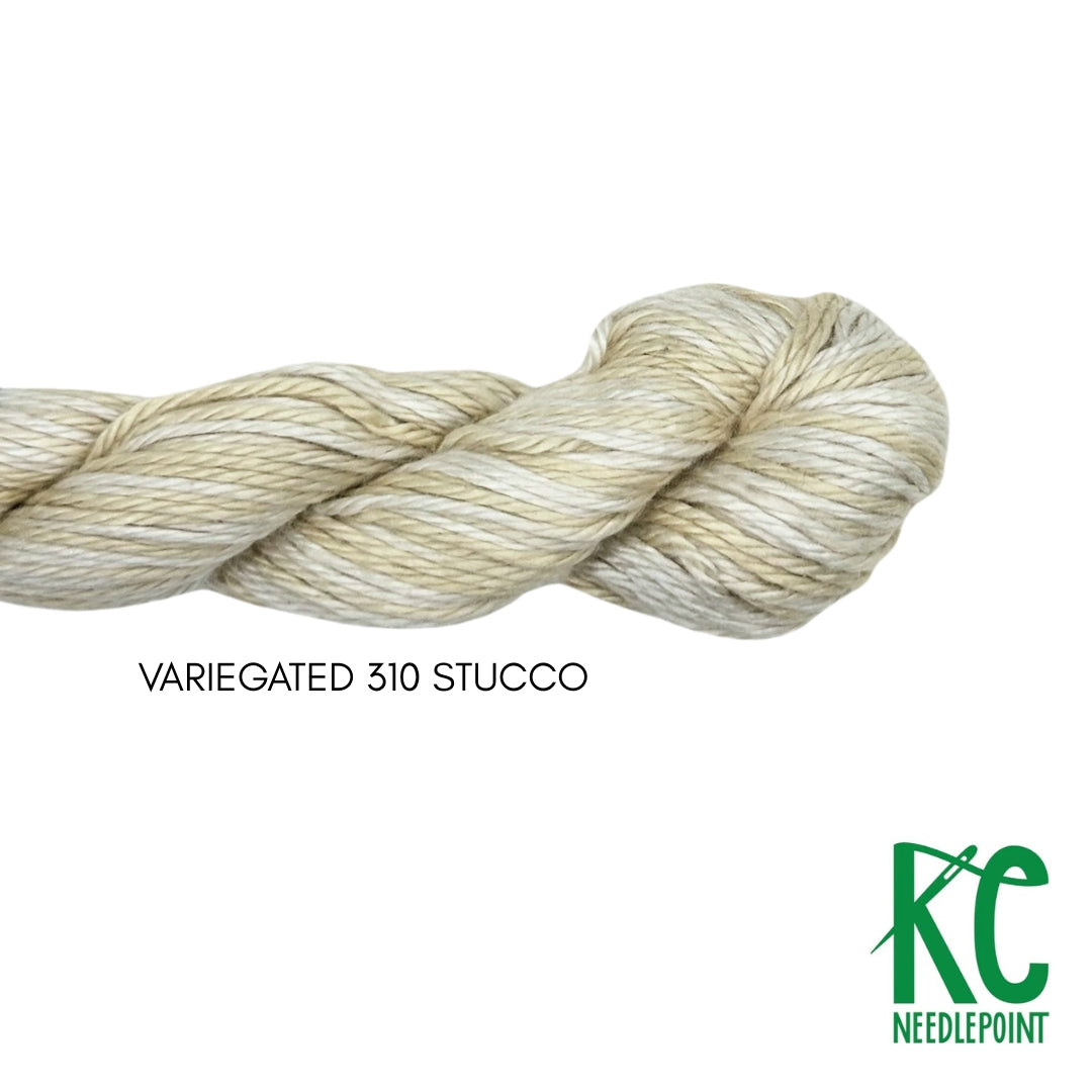 Pepper Pot Silk Variegated Skein 310 Stucco - KC Needlepoint