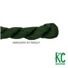 Pepper Pot Silk Variegated Skein 317 Parsley - KC Needlepoint