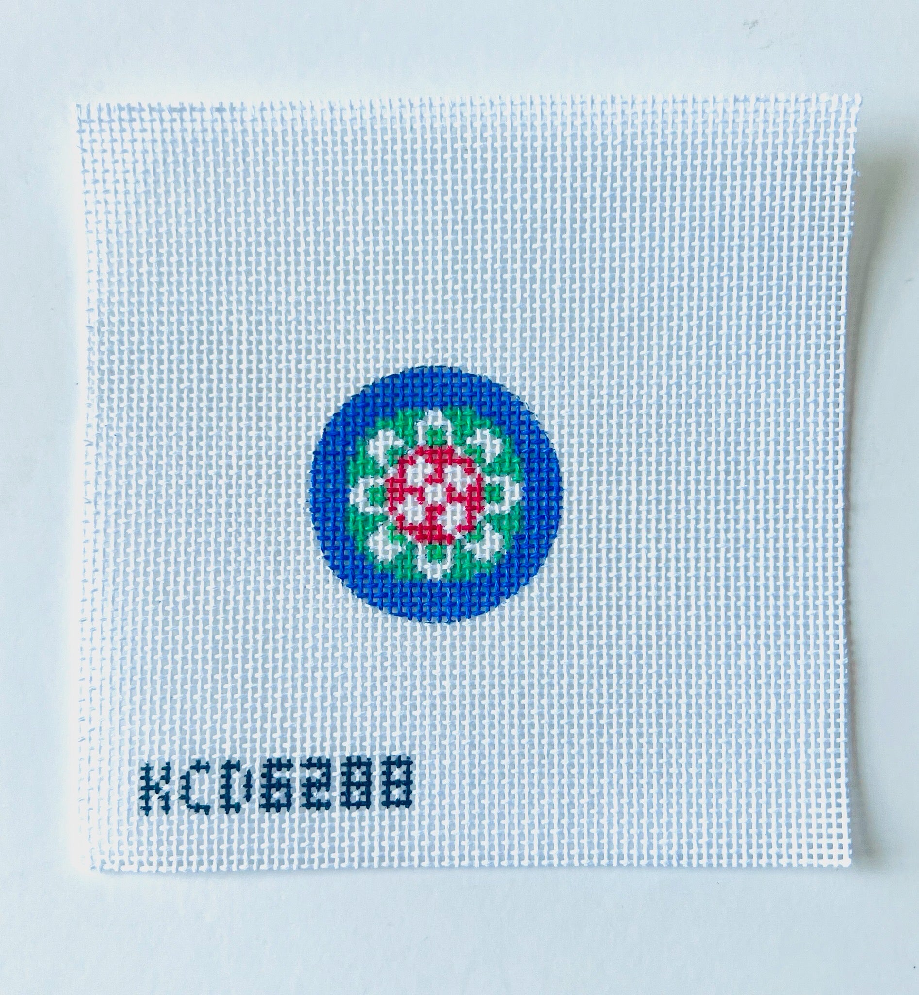 Mahj Dot Key Fob Insert Canvas - KC Needlepoint