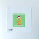 Waddle You Know It’s Christmas Needlepoint Canvas - KC Needlepoint