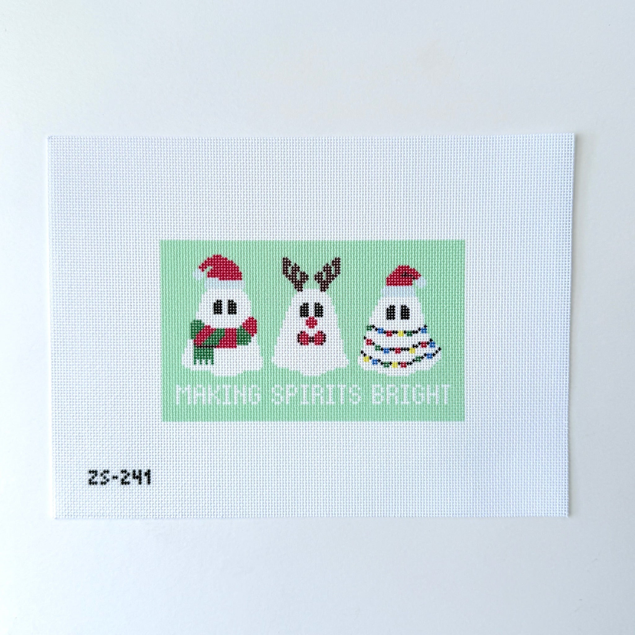 Making Spirits Bright Needlepoint Canvas - KC Needlepoint