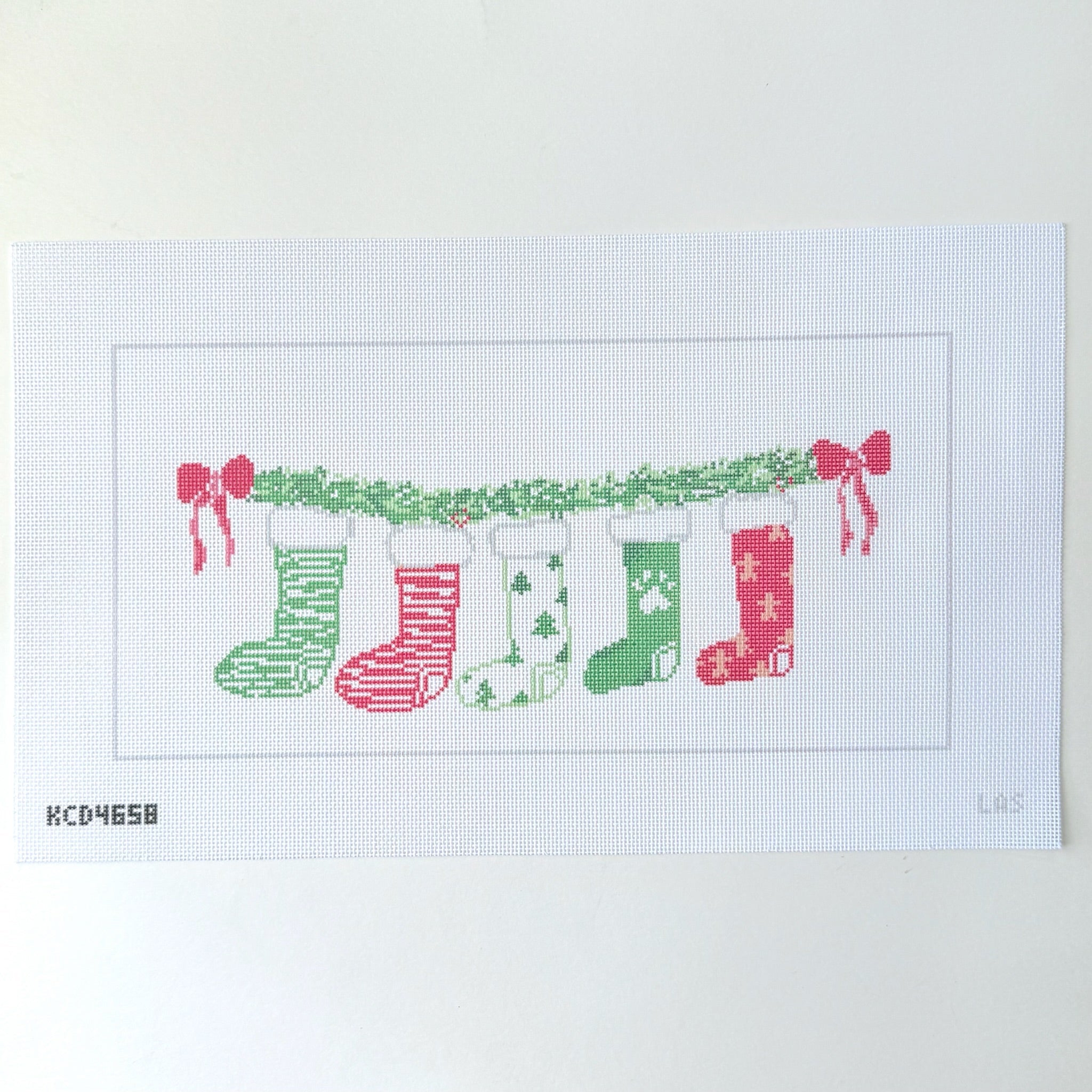 Stocking Bolster Needlepoint Canvas - KC Needlepoint