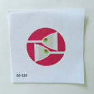 Martini Round Needlepoint Canvas - KC Needlepoint
